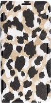 Design Softcase Booktype Samsung Galaxy S10 hoesje - Panter Zwart