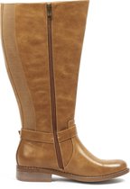GABYLOU - Ruiterlaarzen XL voor Brede Kuiten - Model Isabelle - Cognac, Maat 40