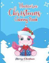 Unicorn Christmas Coloring Book