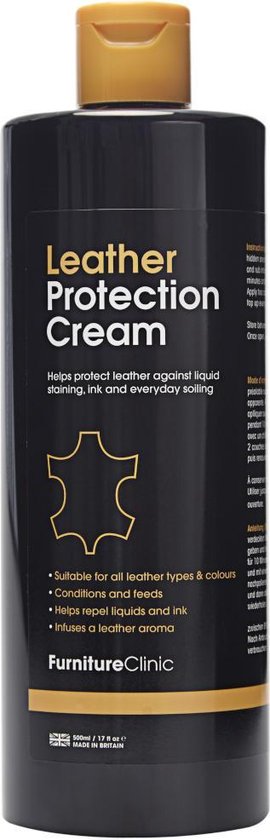 Leer Protectie Crème 250ml - Onderhoud van Leer / Leder - Bescherm crème voor Leer - Leather Protection Cream 250 ml