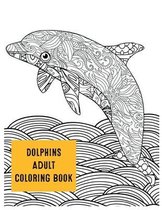 Dolphins Adult Coloring Book