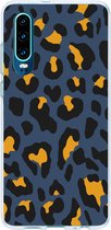 Design Backcover Huawei P30 hoesje - Blue Panther