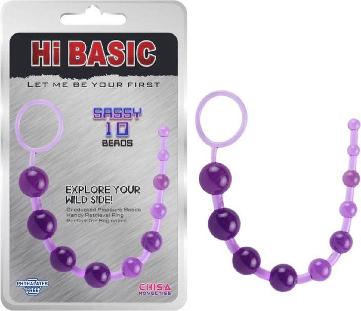 Goedkoopste CHISA - Anal Beads Sassy 30 Cm Purple