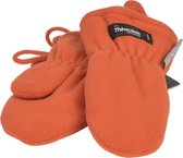 Wanten Kinderen met Koordje - Fleece - Thinsulate Voering - 2j - Donker Oranje