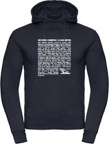 BLAUWE SCHAATS HOODIE MET OLYMPISCHE 10KM RECORDS