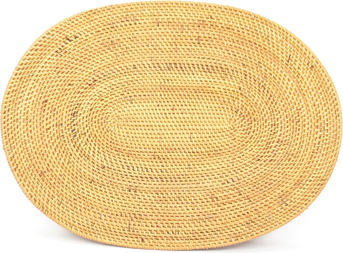 DUA Atta Ovale Placemat Bruin set van 2