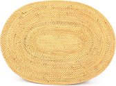 DUA Atta Ovale Placemat Bruin set van 2