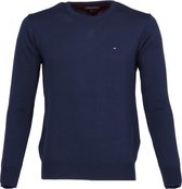 Tommy Hilfiger Pull Donkerblauw - Maat S