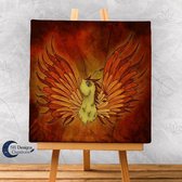 Canvas Artprint Feniks Magische Wezens Fantasy