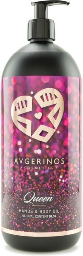 AVGERINOS HANDS AND BODY CREAM QUEEN 1 LITER - BODY LOTION - HANDCREME - HUIDVERZORGING