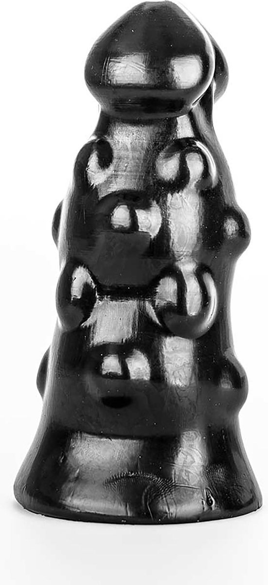 Bubble Toys - PokPok - Anaal Dildo - Zwart - Vier maten X-Large