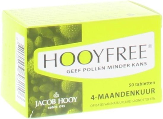 Jacob Hooy Hooyfree - 50 capsules - Hooikoortskuur - 4 maanden - Jacob Hooy