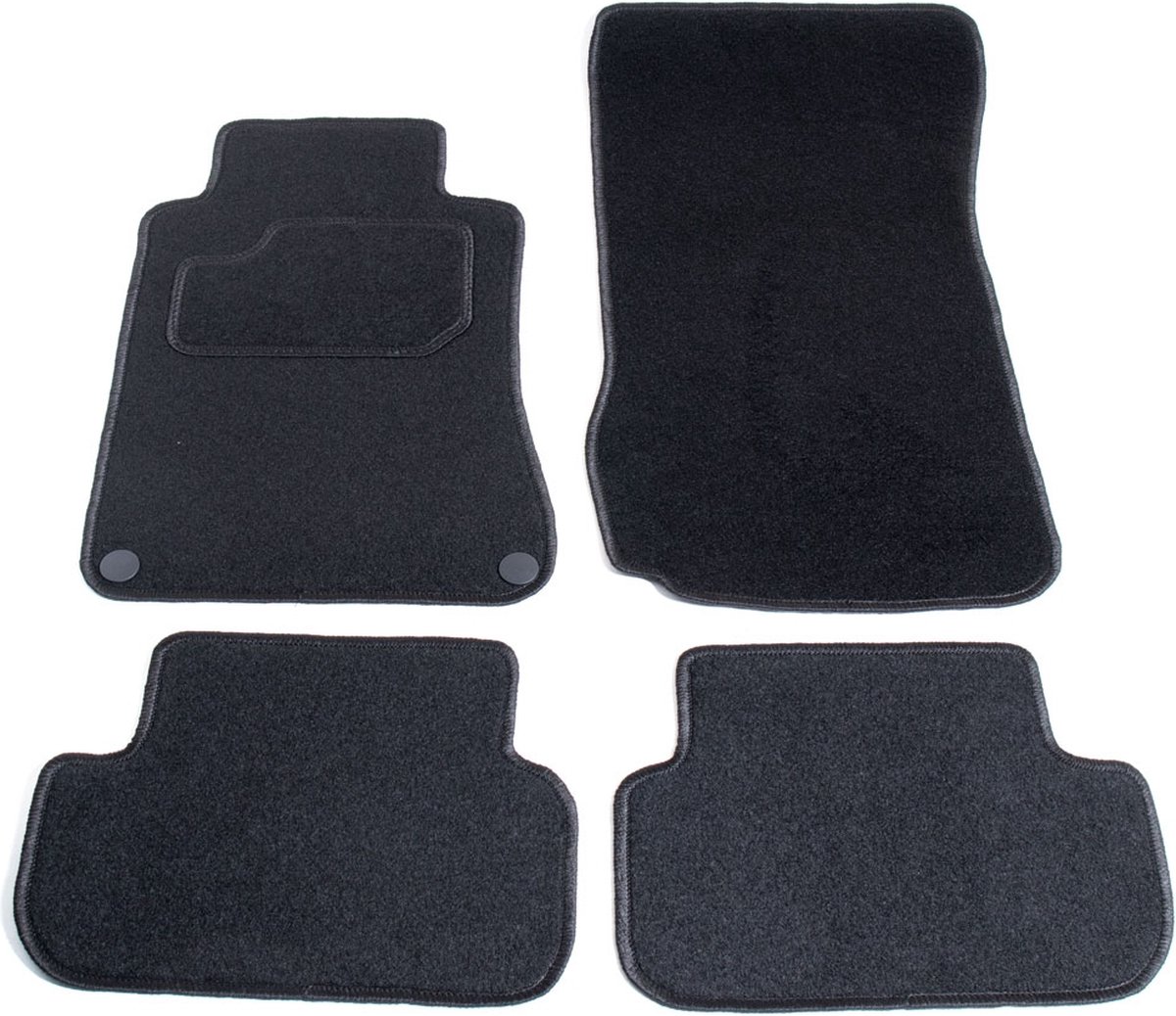 Automatten voor Mercedes CLK W209 (2002-2009) - 4-delig - Naaldvilt