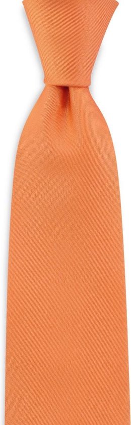 We Love Ties - Stropdas oranje smal - geweven polyester Microfill