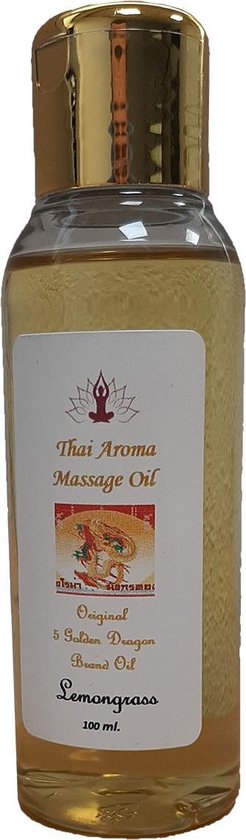 100% natuurlijk Massage 100ml Lemongrass | Kokosolie | Thaisemassageolie |... | bol.com