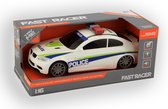 Speelgoed snelweg politie auto met licht en geluiden voor kinderen 24 cm - Hulpdiensten thema speelgoed