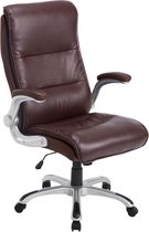 Chaise de bureau - Confortable - Haute qualité - Cuir artificiel - Bordeaux