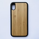 Bamboo iPhone XR Hoesje - Apple iPhone - Natuurlijk Bamboe Case - Houten Telefoon Cover - Beschermhoesje - Duurzaam - Schokbestendig - iPhone XR