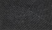 Kleen-Tex Dune Deurmat Stripes - 45 x 75cm - Dark Grey