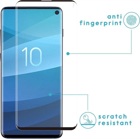 Samsung S10 screen protector gehard glas 2