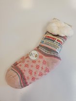 wintersok met fleece voering en anti-slip
