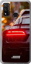 Huawei P Smart (2020) Hoesje Transparant TPU Case - Audi R8 Back #ffffff