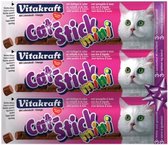 Vitakraft Catstick Mini - Gevogelte/Lever - Kattensnack - 3 sticks