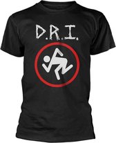 D.R.I. Heren Tshirt -L- Skanker Zwart
