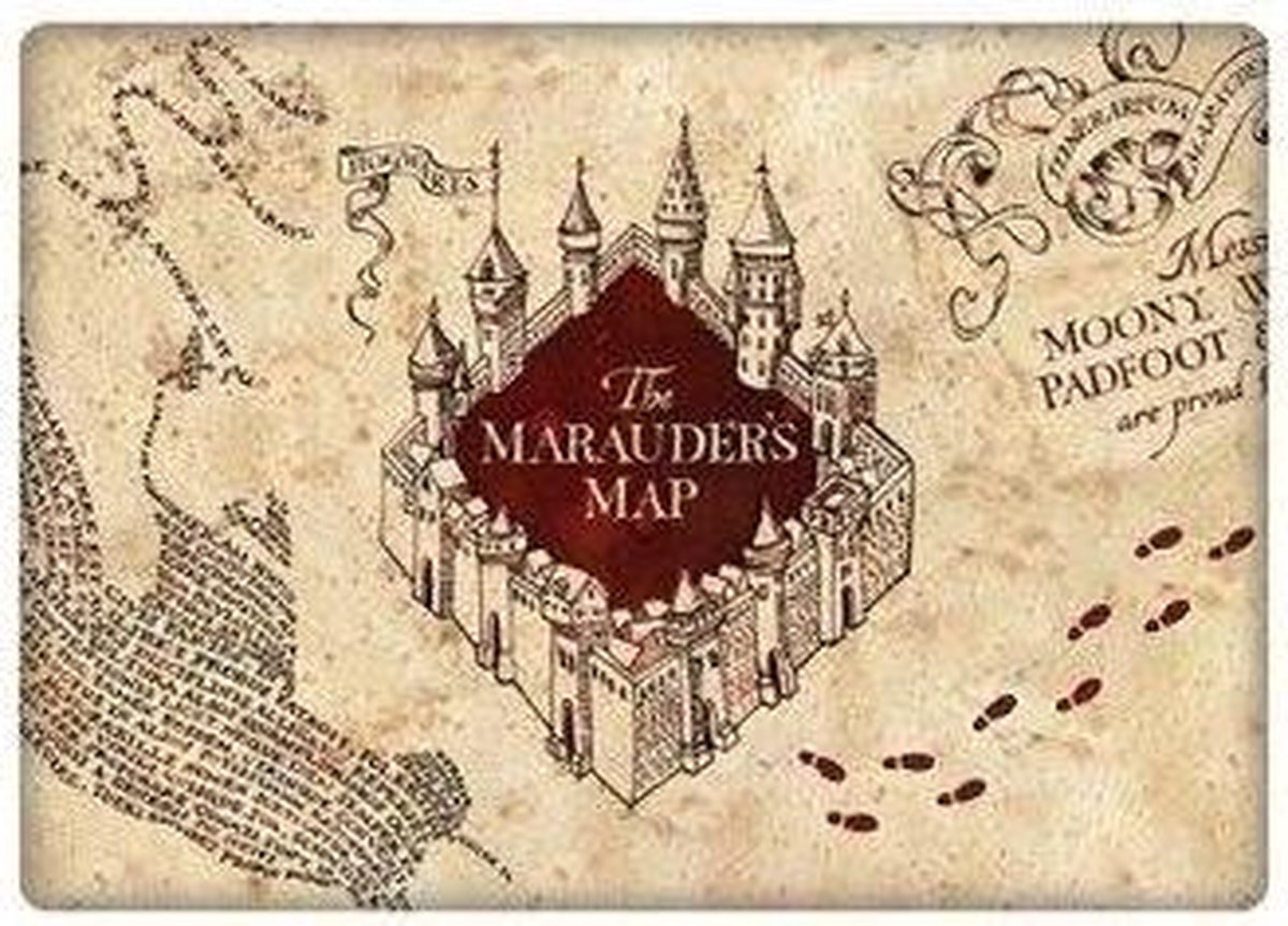 Harry Potter: Marauder's Map Metal Magnet