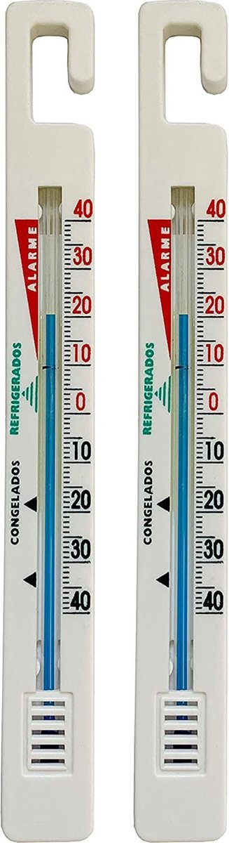 2 x koelkastthermometer, vriezer, koelkast, vriezer, thermometer
