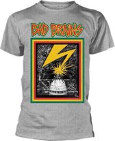 Bad Brains Heren Tshirt -S- Grijs