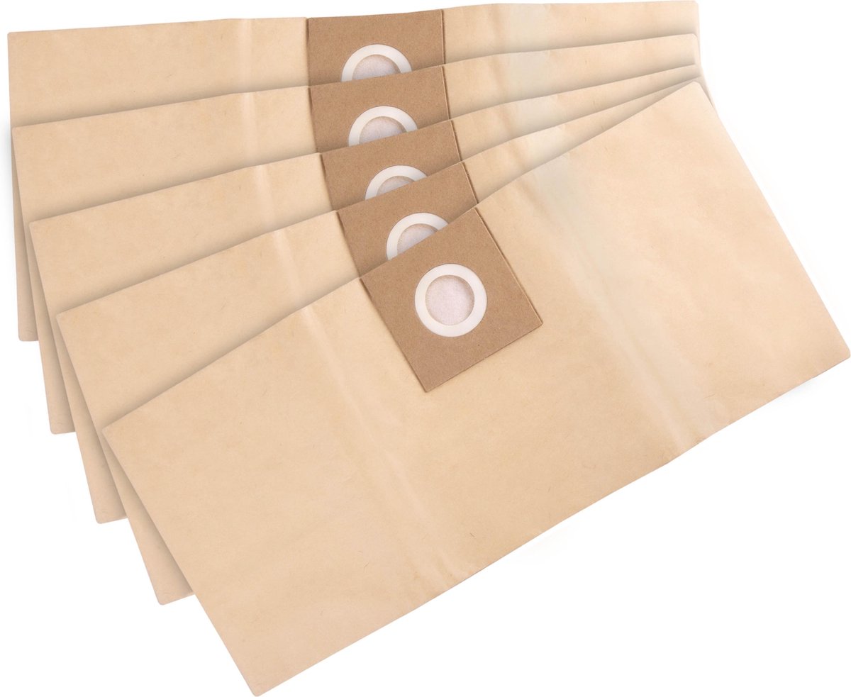 VONROC Stofzuigerzakken voor VC502AC alleszuiger – 5 stuks