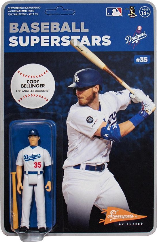 Mlb Los Angeles Dodgers 3.75 Modern Reaction Wave 1 Action Figure