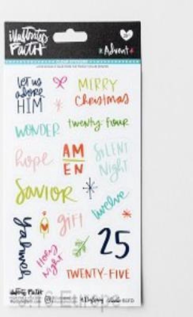 Advent - Clear stickers Illustrated Faith - Limited edition