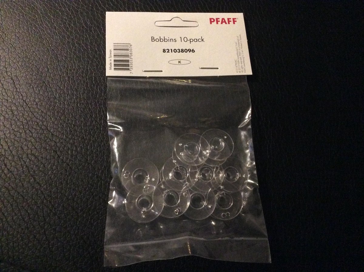 Originele Pfaff spoeltjes (type K) voor Ambition/Passport/Smarter by Pfaff, (zie lijst met types )