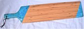 Serveerplank - Epoxy - Hout - Keuken - Serveerschaal - Serveerplateau - Bamboe - 66cm x 14cm