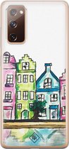 Samsung S20 FE hoesje siliconen - Amsterdam | Samsung Galaxy S20 FE case | multi | TPU backcover transparant