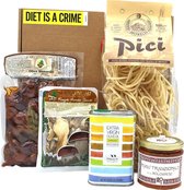 CASABASE Italiaans Cadeaupakket Pici Pasta & Olijven Kerst Cadeau Pakket Kerstcadeau Verjaardag Relatiegeschenk Kado