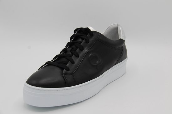 Aqa A6631 zwarte sneaker met dikke witte zool- maat 42 | bol.com