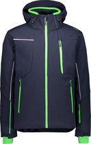 CMP Wintersportjas - Maat 52  - Mannen - donkerblauw/groen/wit
