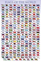 Pyramid Flags of the World  Poster - 61x91,5cm