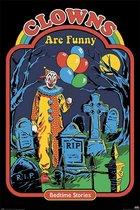 Poster - Pyramid Steven Rhodes Clowns Are Funny - 91.5 X 61 Cm - Multicolor