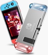 Tikkens Case geschikt voor Nintendo Switch - Beschermhoes Transparant - Nintendo Switch Accessoires