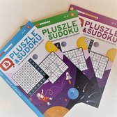 Pakket 3 puzzelboeken Pluszle & Sudoku editie 4