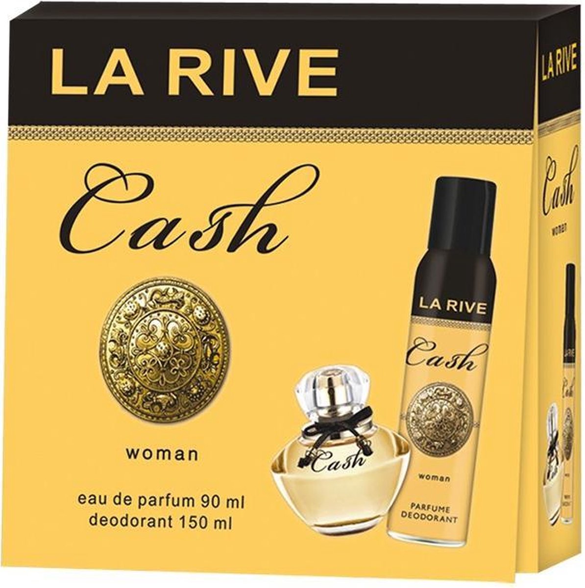 La Rive - Set Cash Woman - Geschenkset - Eau de parfum 90 ml + Deodorant 150 ml - La Rive
