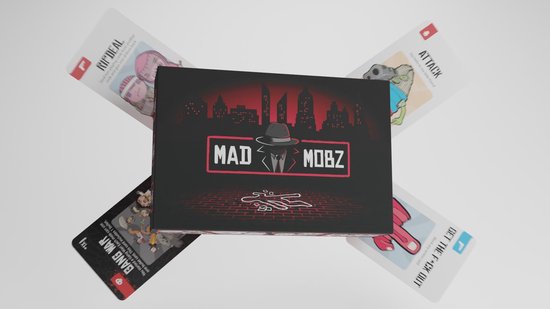Thumbnail van een extra afbeelding van het spel MadMobz - Kinderspellen - Gezelschapsspel - Genius gameplay