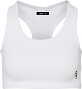 LXURY Dames Cool Crop Top Maat XS - Sporttop - Sporttanktop - Wit - Sportkleding