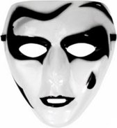 Witbaard Gezichtsmasker Kiss Iii Pvc Zwart/wit One-size