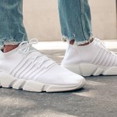 Racer Knit White - Witte zomer sneakers - Knitted sportschoenen