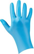 Nitrile handschoen latexvrij blauw poedervrij Maat Large 100 stuks